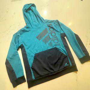 ADIDAS Blue Boys Hoodie L
